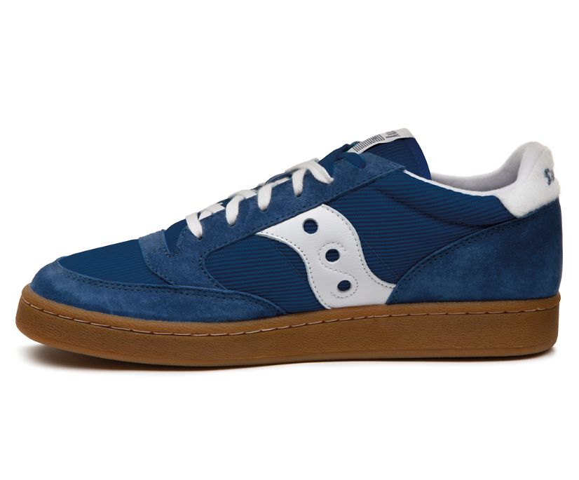 Women's Saucony Jazz Court Originals Blue / White | Singapore 050BEXC